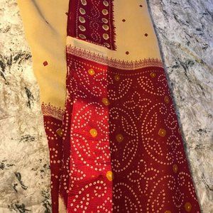 Brand New Bandhani Saree